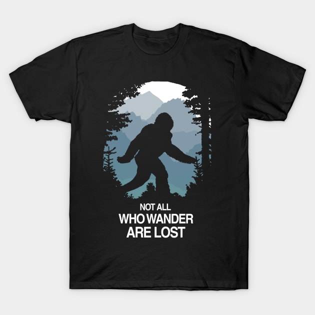 I believe in Bigfoot T-Shirt by KewaleeTee